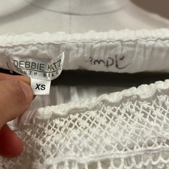 White Open Shoulder White Maxi Lace Neck Beach Summer Dress size XS - Picture 8 of 8